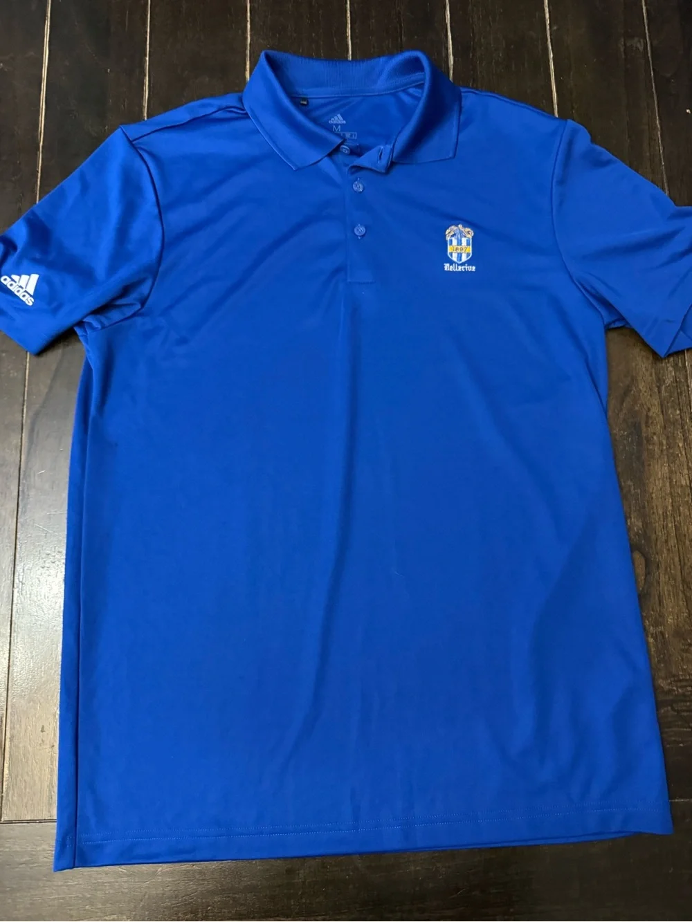 Adidas Men’s Cobalt Blue M Performance Polo with Embroidered Bellerive CC Crest